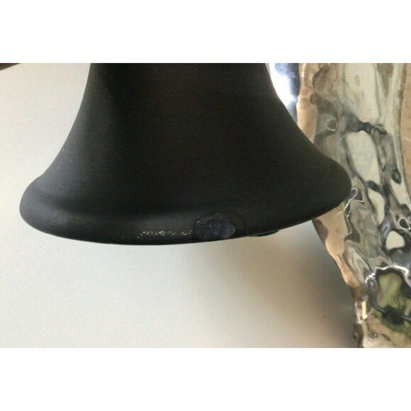 Vintage Jaru Candle Holders Matte Black Pillar Set Of 2 Tall Short Mid-Century - Picture 12 of 12